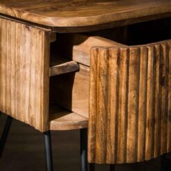 Belisa Nachtkastje staand 1 lade mangohout zandkleur