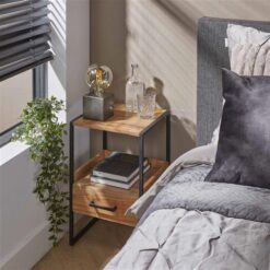 Nachtkastje Bouke 1 Lade Massief acaciahout