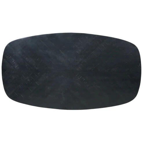 Silvi eettafel visgraat zwart