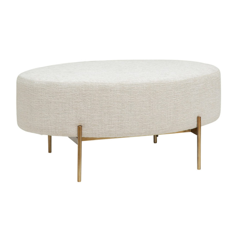 Ossana ottoman fabric Memphis 10 - oval 100x65x45