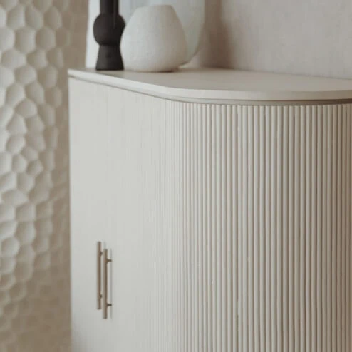 Corbetta wandkast wit-grijs mdf met betonlook finish 135cm 1