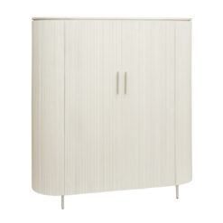 Corbetta wandkast mangohout met stone finish 135cm