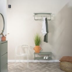 Nadia schoenenrek Groen metaal