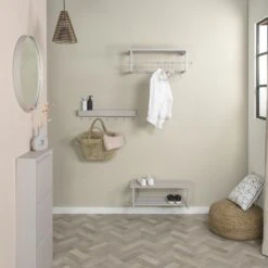 Nadia schoenenrek Taupe metaal