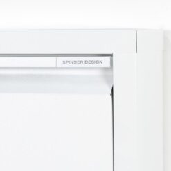 Pippen industrieel schoenenkast 2 lade Wit metaal