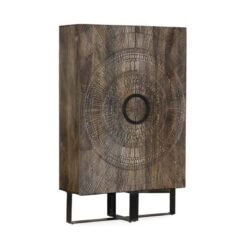 Padua wandkast manghout 2 deurs 120cm