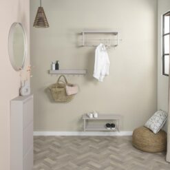 Wandkapstok Nadia Taupe metaal