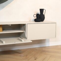 Zwevend Tv meubel Melanie Zand 120cm