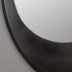 Aren Spiegel Hout Zwart 71cm