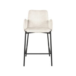 Barkruk Aaliyah Crème Fluweel 51cm