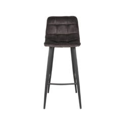 Barkruk Kelt Antraciet Velours