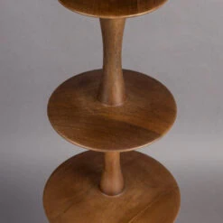 Cath 1-lichts Vloerlamp Walnoot