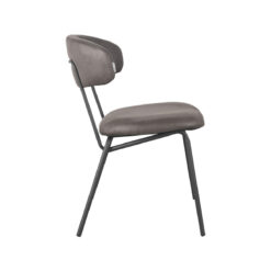 Eetkamerstoel Cody Antraciet Micro Suede