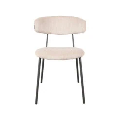 Eetkamerstoel Cody Naturel Ribcord