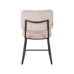 Eetkamerstoel Hannah Naturel Ribcord