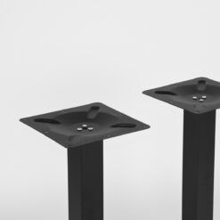 Eetkamertafel Tafelpoot Dubbel Zwart Metaal Dubbel 71cm