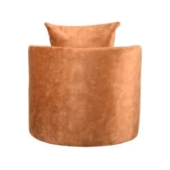 Fauteuil Nora Oker Velours