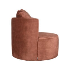 Fauteuil Nora Rust Velours