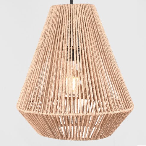 Hanglamp Brooke 2-Lichts Naturel Jute
