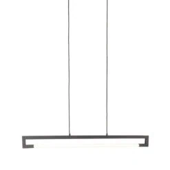 Hanglamp Kris 1-Lichts Zwart Metaal