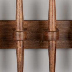Jakub Wandkapstok Walnoot 52cm