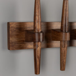 Jakub Wandkapstok Walnoot 52cm