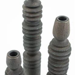 Kaarshouder set van 3 Totem Bruin