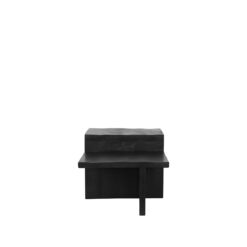 Salontafel Skip Zwart Mangohout 90cm