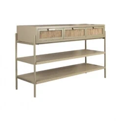 Sidetable Yasu Rotan Beige 120cm