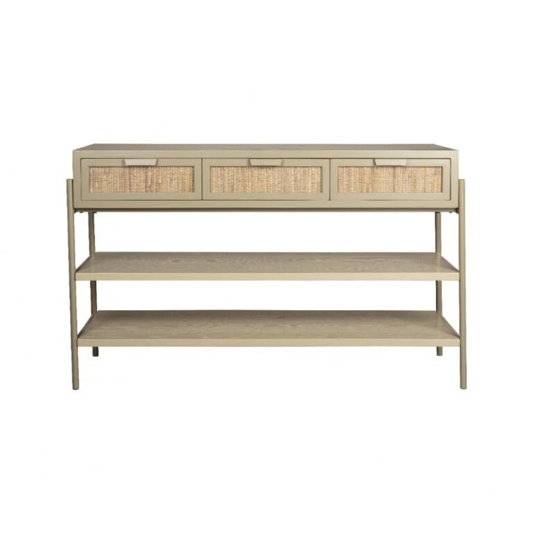 Sidetable Yasu Rotan Beige 120cm