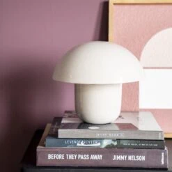 Tafellamp 1-lichts Toad Beige