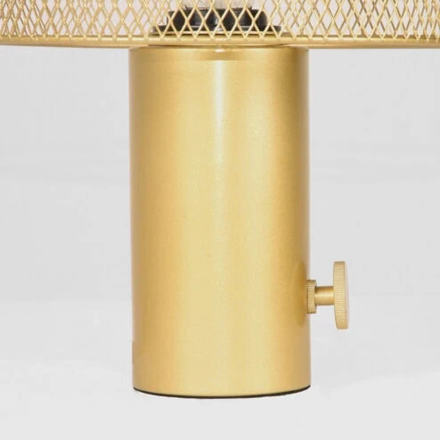 Tafellamp Fungo 1-Lichts Goud Metaal