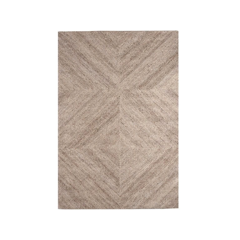 Vloerkleed Blendy Taupe Wol 160x230cm