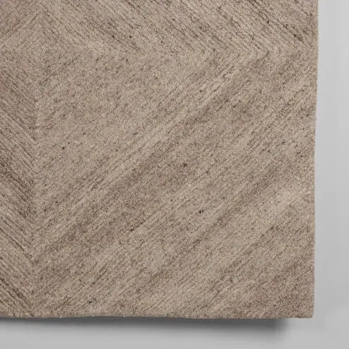 Vloerkleed Blendy Taupe Wol 200x300cm