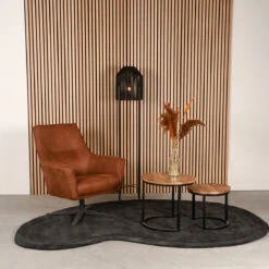 Vloerkleed Modie Antraciet Synthetisch 200x300cm