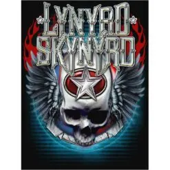 Lynyrd skynyrd - winged skull - metalen bord