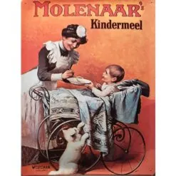 Molenaar - metalen bord