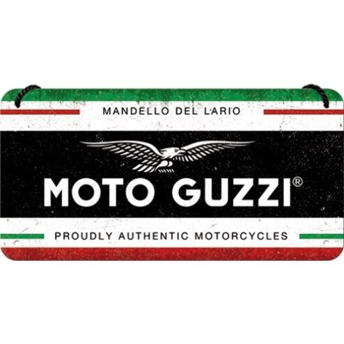 Moto Guzzi - metalen bord