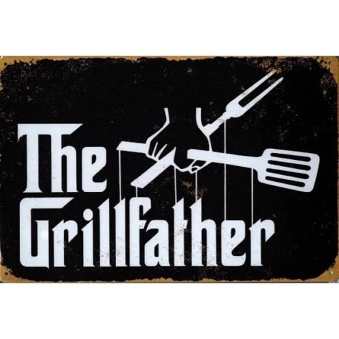 Grill Father - metalen bord