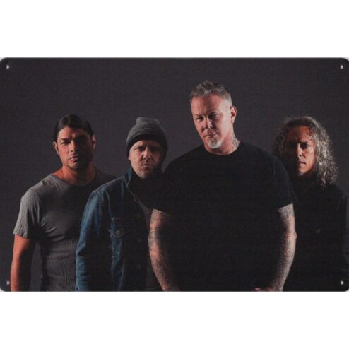 Metallica Group - metalen bord