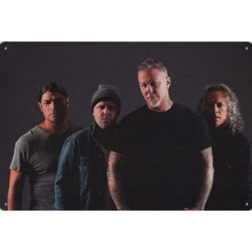 Metallica Group - metalen bord