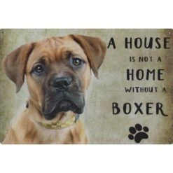 A home Boxer - metalen bord
