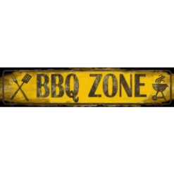 BBQ Zone - metalen bord