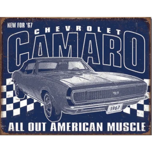 Camaro 1967 - metalen bord