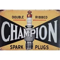 Champion Spark Plugs - metalen bord
