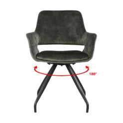 Draaibare Eetkamerstoel Capp Olive Velvet