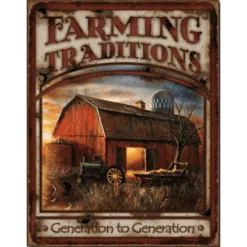 Farming Traditions - metalen bord