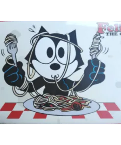 Felix the Cat Spaghetti - metalen bord