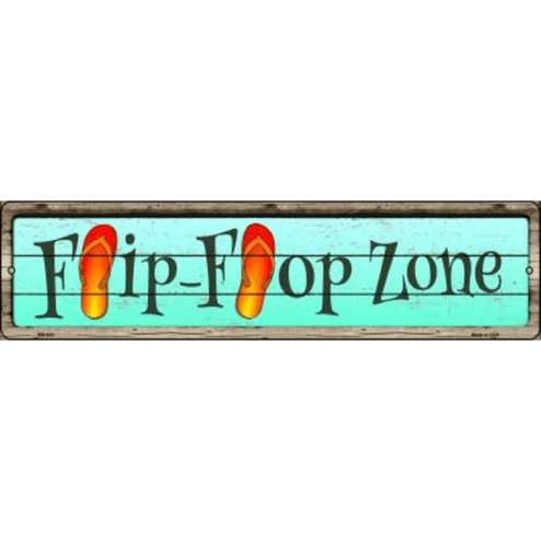 Flip Flop Zone - metalen bord