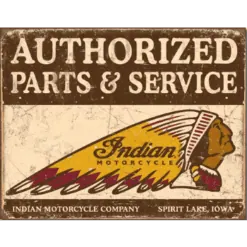 Indian Authorized - metalen bord
